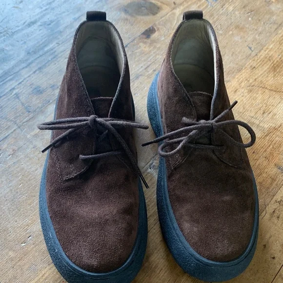 Tods Men's Brown Suede Desert Boots - Picture 8 of 16